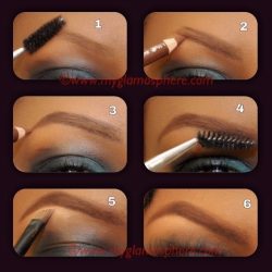 Eyebrows : Six Easy Steps To Perfectly Drawn Eyebrows - The Pictorial