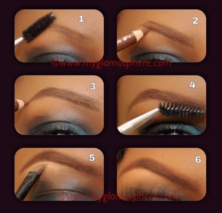 Eyebrows : Six Easy Steps To Perfectly Drawn Eyebrows - The Pictorial