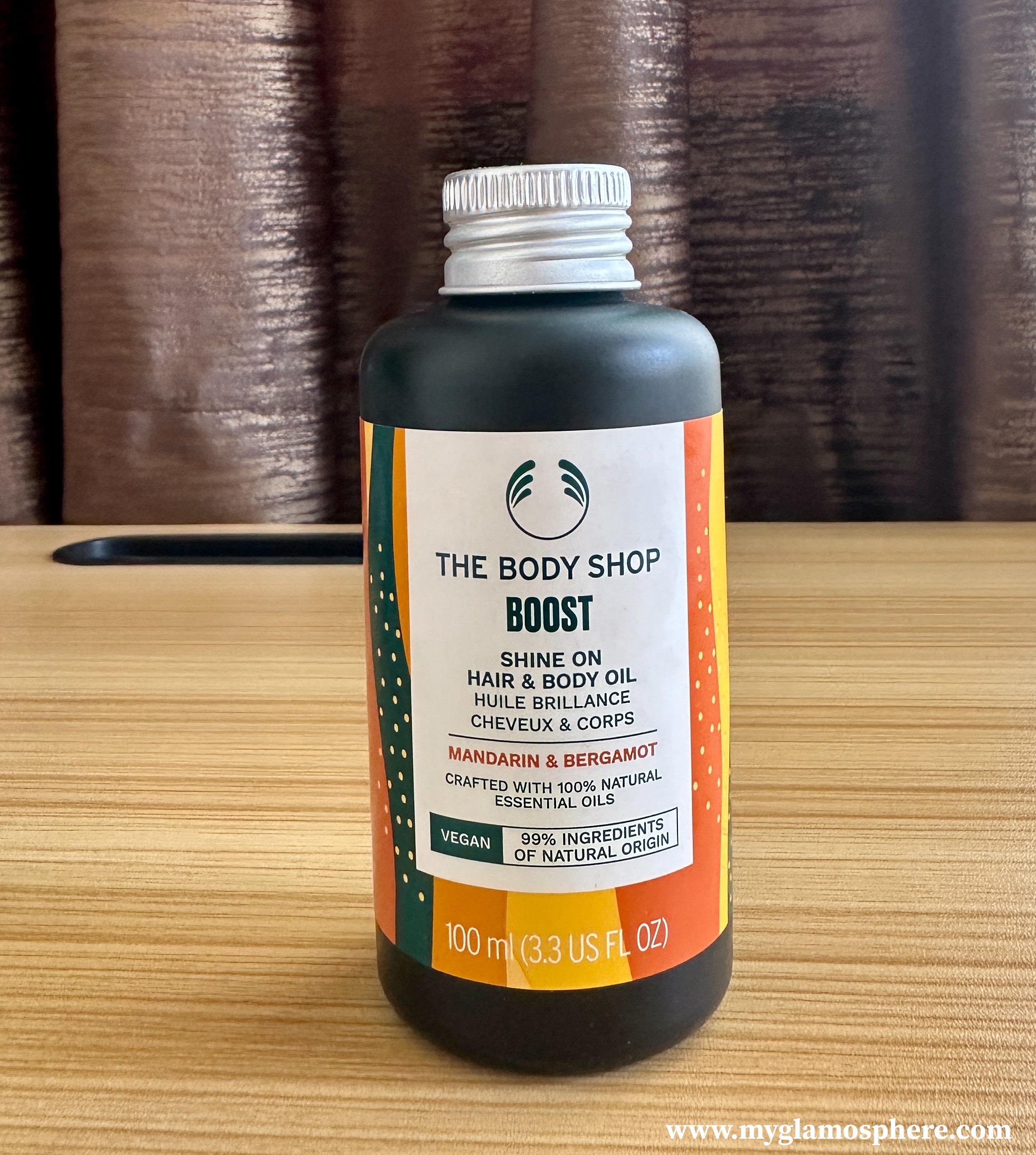 The Body Shop Boost Shine On Body & Hair Oil