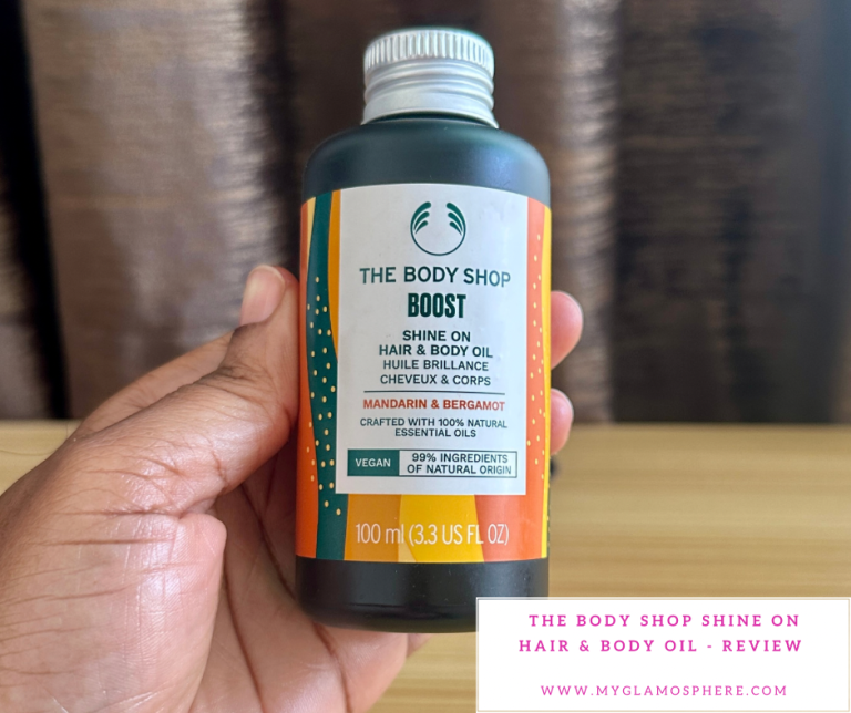 The Body Shop Boost Shine On Body & Hair Oil Review