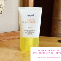 Supergoop Unseen Sunscreen SPF 40 - Review