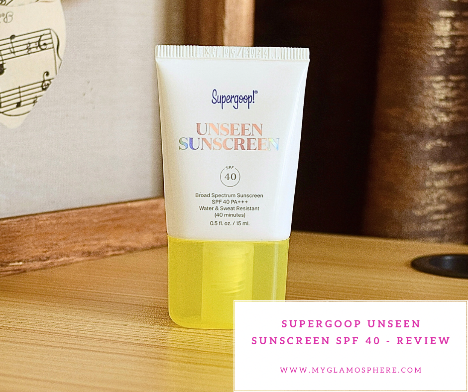 Supergoop Unseen Sunscreen SPF 40 - Review